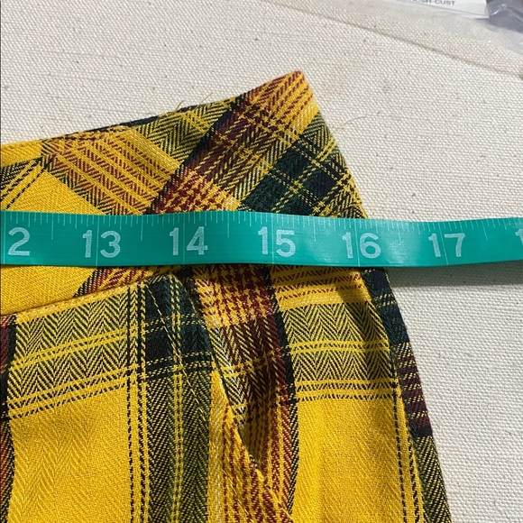 Vintage Yellow Plaid Pants - Picture 3 of 7